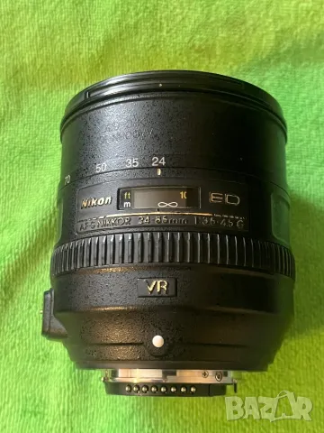 Обектив Nikon AF-S 24-85mm f/3.5-4.5 VR, снимка 9 - Обективи и филтри - 41454252