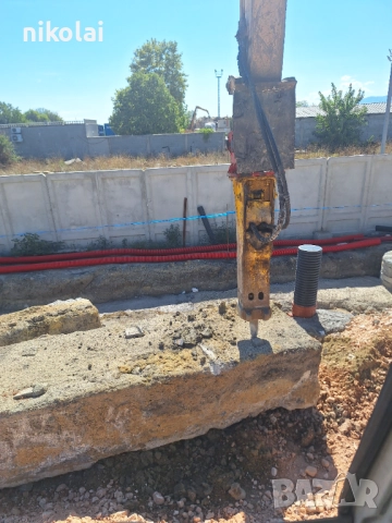 Услуги с багери изкопи чук за разбиване на бетони, снимка 5 - Кърти, чисти, извозва - 51813942