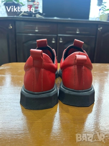 Дамски червени обувки, снимка 3 - Дамски ежедневни обувки - 53563659