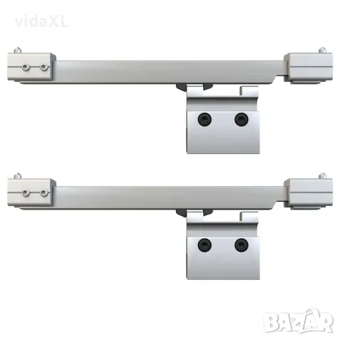 vidaXL Плъзгаща врата с меки стопери, ESG стъкло и алуминий, 90x205 см, снимка 7 - Интериорни врати - 56146504