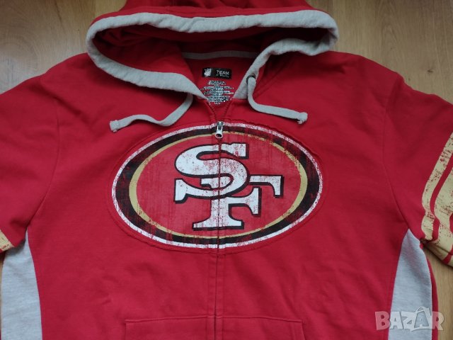 NFL San Francisco 49ers - мъжки суичър с качулка размер  XL, снимка 4 - Суичъри - 39560714