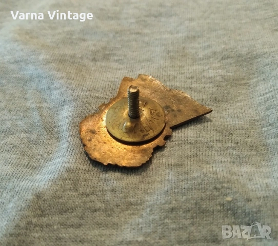 Значка Завод Карл Маркс. бронз. емайл. ВИНТ., снимка 3 - Колекции - 53210931