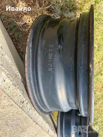 Продавам 2 бр. метални джанти за VW 15 “, снимка 4 - Гуми и джанти - 51016684