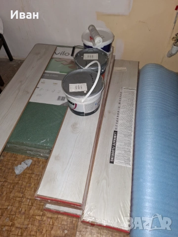 Ламиниран паркет 17кв.м + подарък 2 вида подложки, боя и грунд, снимка 2 - Ламиниран паркет и подложки - 53141635