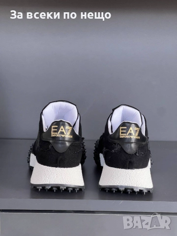 Emporio Armani Дамски Черни Маратонки👟Дамски Спортни Обувки В Черен Цвят Емпорио Армани Код E901, снимка 3 - Маратонки - 51865173