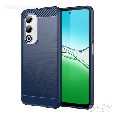 Oppo A5 5G / A5 4G калъф Carbon Fiber Brushed – черен, тъмносин и червен, снимка 3 - Резервни части за телефони - 51607571