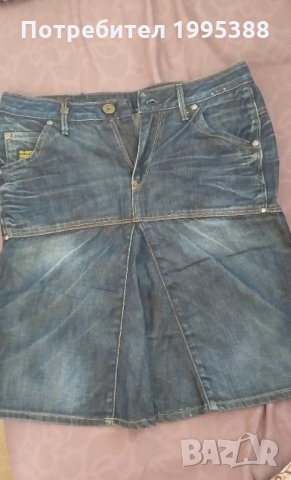 Дънкова пола G.Star, снимка 2 - Поли - 33779712