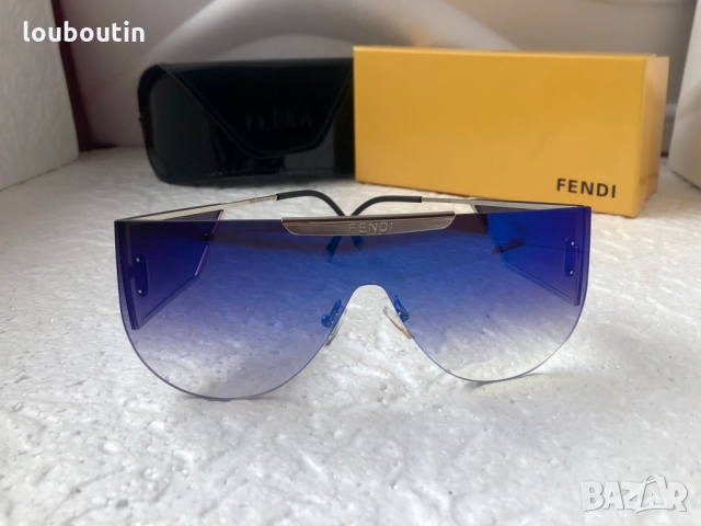 -15 % разпродажбаFendi дамски слънчеви очила маска с лого , снимка 4 - Слънчеви и диоптрични очила - 36092933