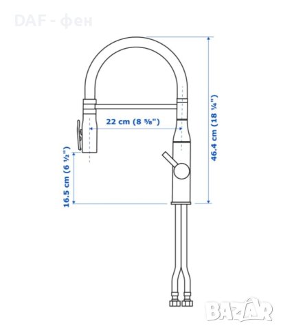 Смесител TOLLSJON IKEA / ИКЕА, снимка 6 - Други - 41026327