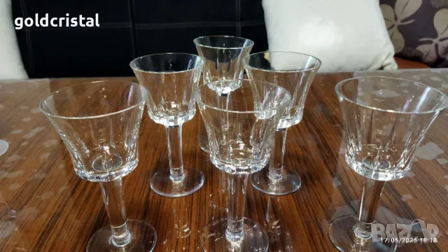 стари кристални чаши , снимка 2 - Антикварни и старинни предмети - 50425777