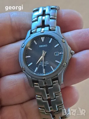часовник Seiko Titanium , снимка 8 - Мъжки - 49853887