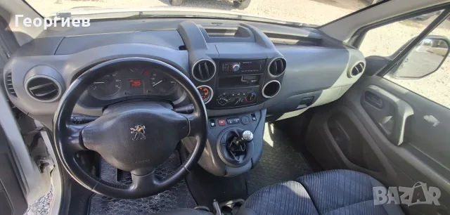 Peugeot Partner 1.6HDi 90PS 2008г. 2+1 места, снимка 10 - Автомобили и джипове - 56225319