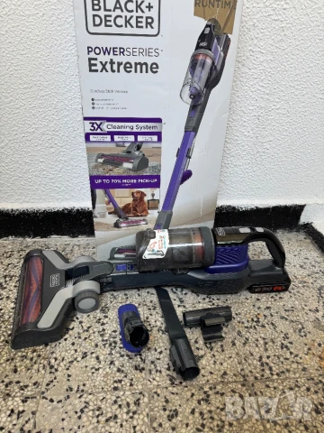 Вертикална Безжична Прахосмукачка Black & Decker BDPSE1815P 4-в-1, 18V!, снимка 1