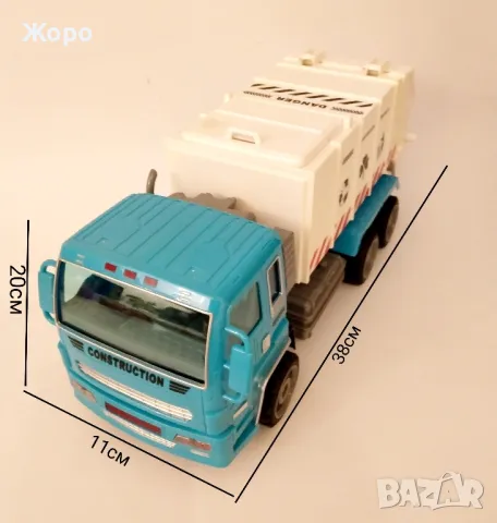 Детски камион за смет с дистанционно управление волан с звук и светлина 3230, снимка 8 - Коли, камиони, мотори, писти - 48411629