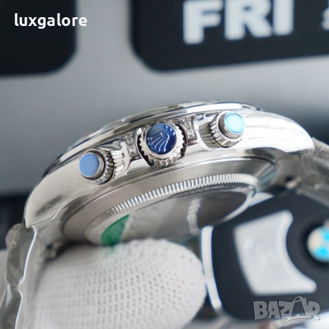 Mъжки часовник Rolex Daytona Cosmograph Rainbow Silver с автоматичен механизъм, снимка 7 - Мъжки - 41876350
