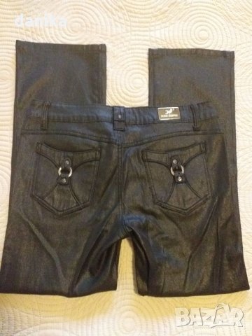 Дамски панталон с блясък М , снимка 3 - Панталони - 34453822