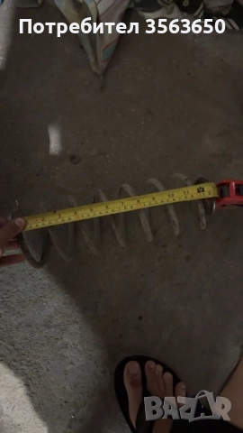 Задна пружина голф 3, снимка 2 - Части - 51926256