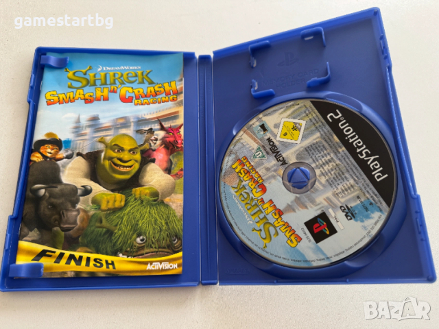 Shrek Smash N' Crash Racing за PS2, снимка 3 - Игри за PlayStation - 53614457