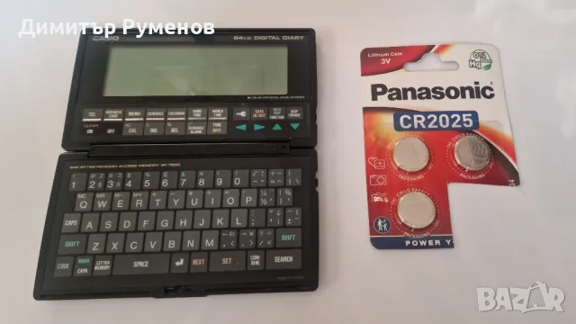 CASIO SF 7500 Електронен дигитален дневник 64k ретро рядък Japan, снимка 4 - Друга електроника - 49198167