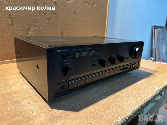 усилвател "HITACHI HA-007"/MOS FET/, снимка 4 - Ресийвъри, усилватели, смесителни пултове - 53257884