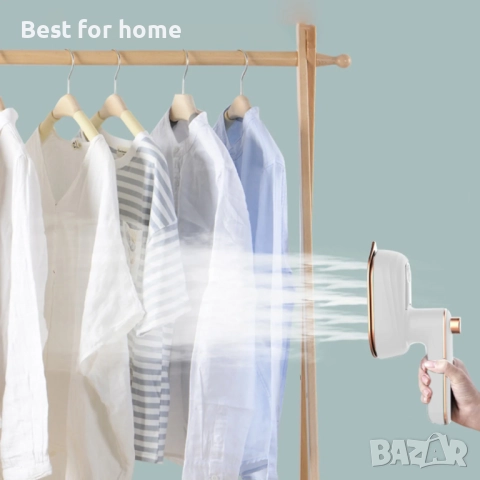 Въртяща се мини ютия  с пара,  , 2 в 1 -сухо и мокро гладене, снимка 5 - Ютии - 52602011