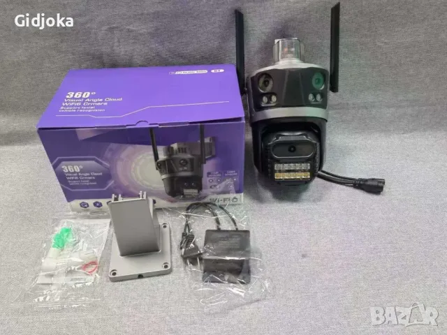 iCSee 12МР- тройна външна WiFi камера P12-SP3, снимка 3 - IP камери - 49912028