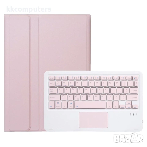AH25-A Кожен Калъф с Bluetooth Клавиатура с Тъчпад за Honor Pad X9 / Pad X8a - Отделяема, Стойка, Хо, снимка 2 - Калъфи, кейсове - 53071942