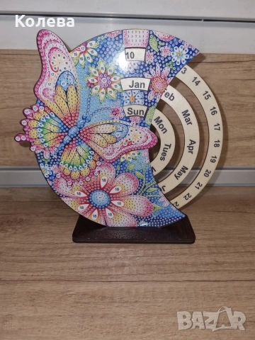 Диамантен вечен часовник за лепене 