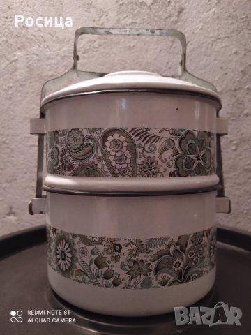 Емайлирани съдове, котелка 2- ка, снимка 1