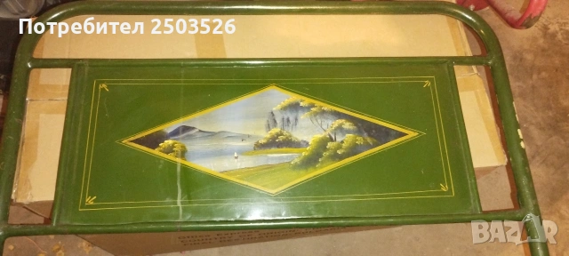 Старо легло, снимка 2 - Антикварни и старинни предмети - 53689591