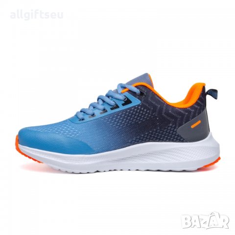 Мъжки маратонки 108017 Blue/orange, снимка 3 - Маратонки - 40118252