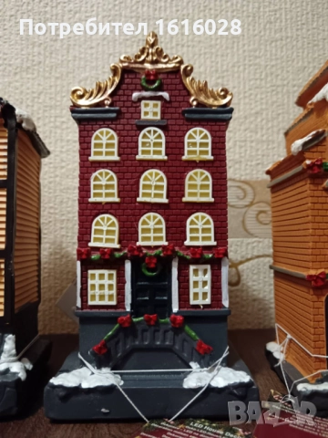 Нови LED светещи Къщи за изграждане на Коледни селца., снимка 10 - Ракли - 51007657