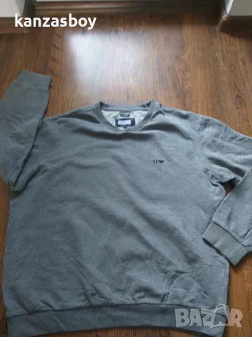 ARMANI JEANS - страхотна мъжка блуза КАТО НОВА ХЛ, снимка 5 - Блузи - 47346910