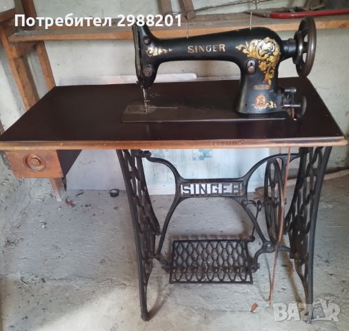 Продава старинна,работеща, крачна шевна машина СИНГЕР, модел 31К15 , снимка 8 - Шевни машини - 41447148