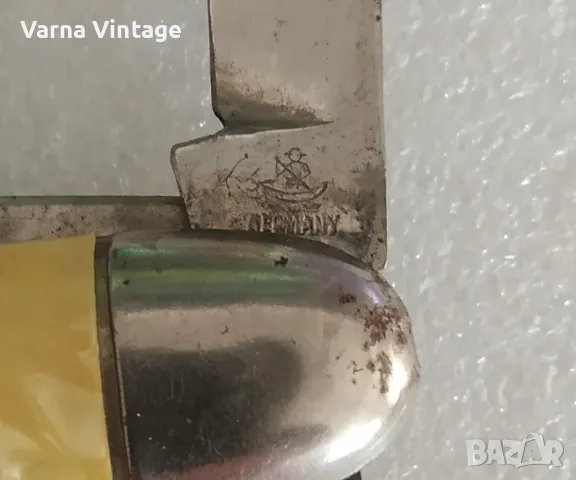 Стар сгъваем нож Германия. марк., снимка 7 - Колекции - 48540244