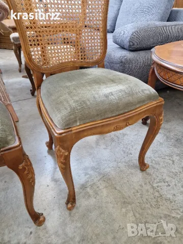 Масивни Барокови Столове-2бр.-внос от Германия-ОБЯВЕНАТА ЦЕНА Е ЗА БРОЙ!, снимка 6 - Столове - 50186678