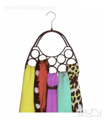 ЗАКАЧАЛКА ЗА ШАЛОВЕ - ТИП "КОШНИЦА" В ЧЕРЕН ЦВЯТ - код 1166712, снимка 2 - Други стоки за дома - 33926448