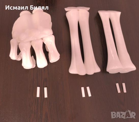 Декоративна скелетна ръка с фенер(3D принтирана), снимка 3 - Декорация за дома - 52572317