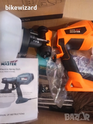MASTER HVLP Електрически пистолет за боядисване НОВ, снимка 8 - Други инструменти - 51469224
