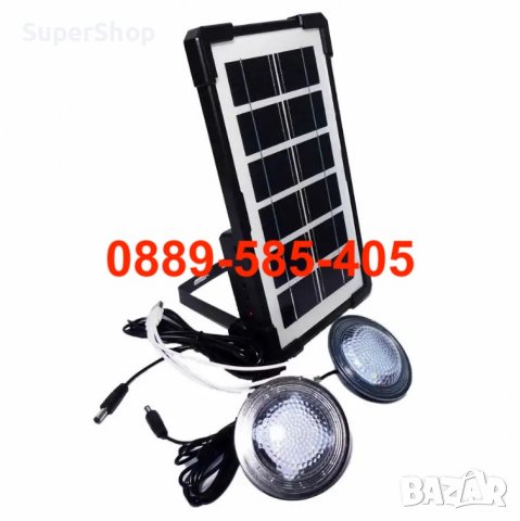 Преносима Къмпинг Система LED соларни Лампи прожектор соларен gdlite крушка крушки, снимка 2 - Соларни лампи - 40032082