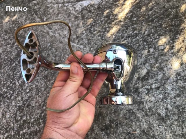 стар авто фар "HELLA" - ретро - ОРИГИНАЛ, снимка 7 - Антикварни и старинни предмети - 47648703