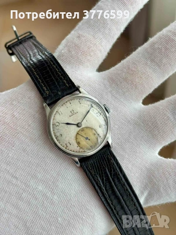 Omega small second cal. 30T2 винтидж часовник, снимка 5 - Мъжки - 53592610