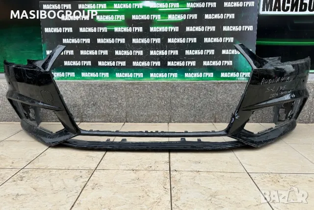 Броня предна брони S-Line за Ауди А4 Б9 Audi A4 B9, снимка 2 - Части - 37058929