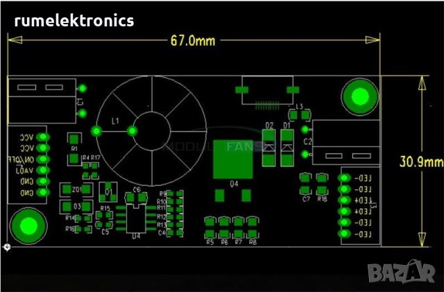 Лед драйвер 14-37", снимка 3 - Части и Платки - 40951951