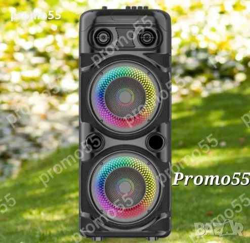 ПРОМО! Голяма Караоке Тонколона 16 инча 74см. с 2 Безжични Микрофона, снимка 10 - Тонколони - 50311275