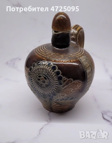 Керамична бутилка, снимка 2 - Декорация за дома - 53506310