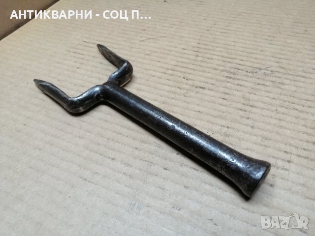 Стара Кована Наковалня За Клепане На Коси / НОМЕР 2'., снимка 5 - Антикварни и старинни предмети - 42656323