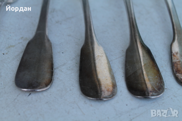 Лот посребрени вилици и лъжици , снимка 5 - Прибори за хранене, готвене и сервиране - 36362630