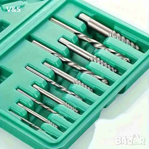 инструмент за извличане на винтове, оголени счупени винтове , снимка 8 - Куфари с инструменти - 48228789