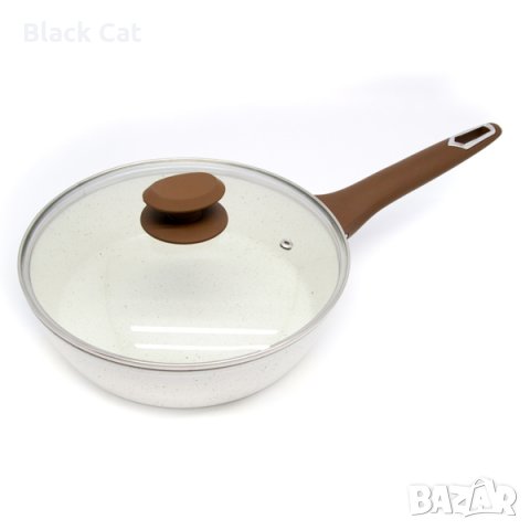 Дълбок керамичен тиган (с капак) – "LF / Luigi Ferrero, Verona", 28 см, FR-2871D, снимка 1